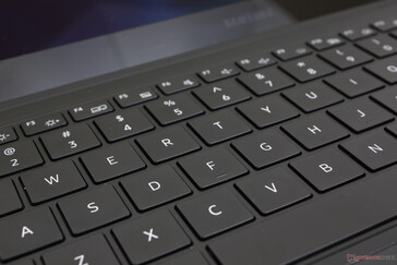 Le retour et la course des touches se situent à peu près entre les touches légères du Razer Blade 15 et les touches plus profondes du HP Spectre 360 15