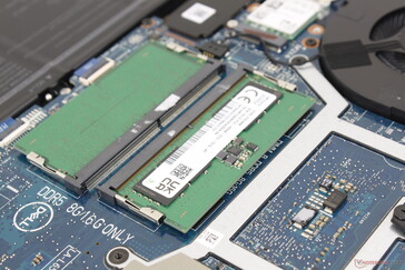 Emplacements accessibles pour 2x DDR5 SODIMM jusqu'à 64 GB