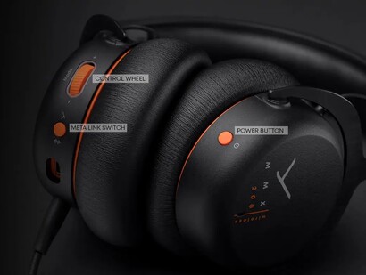 Commandes physiques sur le MMX 200 sans fil (Image Source : Beyerdynamic)