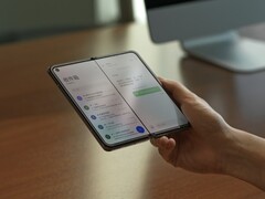 L&#039;Oppo Find N sera beaucoup plus petit que le Galaxy Z Fold3. (Image source : Evan Blass)