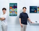 Deux figures centrales du développement du Color E-Paper de Samsung (Source de l'image : Samsung)