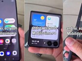 Une vidéo de prise en main du Galaxy Z Flip 7 apparaît dans une fuite, qui a été rapidement supprimée (Source de l'image : @andrei_eclynoh)