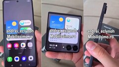 Une vidéo de prise en main du Galaxy Z Flip 7 apparaît dans une fuite, qui a été rapidement supprimée (Source de l'image : @andrei_eclynoh)