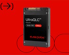 Le SSD Sandisk UltraQLC 256 To NVMe U.2 exploite la technologie de mémoire flash 3D Kioxia BiCS FLASH pour atteindre sa capacité élevée. (Source de l'image : Sandisk)