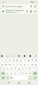 Portrait du clavier