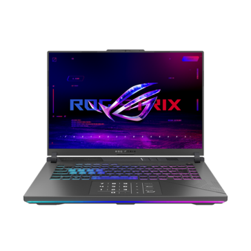 Écran et clavier du ROG Strix Scar 18 d'Asus (image via Asus)