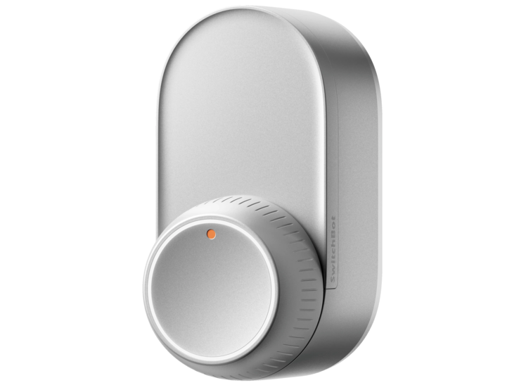 Le SwitchBot Lock Ultra argenté. (Source de l'image : SwitchBot)