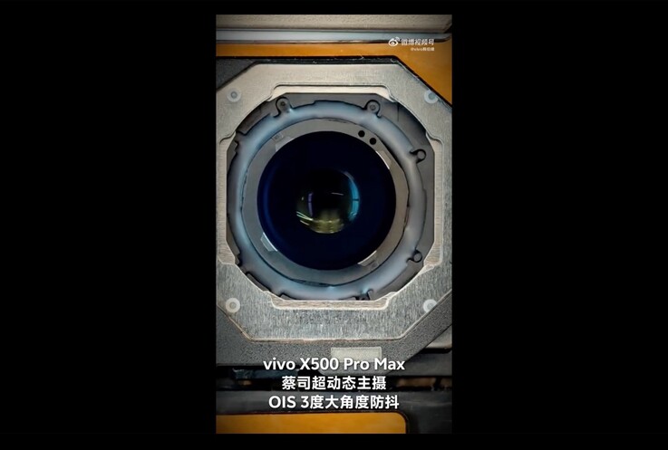 Le Vivo X500 Pro Max est doté d'une stabilisation d'image de 3°.