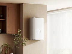 Le chauffe-eau à gaz intelligent Mijia Pro de Xiaomi (photo) peut également adoucir l&#039;eau. (Source de l&#039;image : Xiaomi)