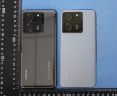 Le Xiaomi 13T Pro sera disponible en deux couleurs. (Source de l&#039;image : NCC via @Sudhanshu1414 - édité)