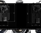 Les objectifs NONIKKOR 24 mm f/1.7 d'ArtraLabs présenteront le même design rétro et la même mise au point manuelle que les versions 35 mm précédentes. (Source de l'image : Plastic Photo on YouTube / ArtraLab - édité)