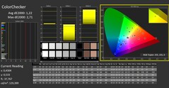 CalMAN : ColorChecker (calibré)