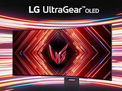 L'UltraGear OLED 45GX950A sera probablement l'un des nombreux moniteurs de jeu que LG présentera lors du CES 2025 en janvier ; 45GS95QE en photo. (Source de l'image : LG)
