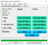 Asus TUF FX705GM - SSD.