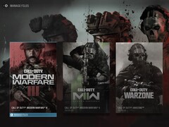 Le lanceur Call of Duty HQ avec Modern Warfare 2 et 3 est montré (Image source : Activision)