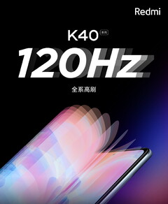Les Xiaomi Redmi K40 et Redmi K40 Pro auront des écrans phares. (Source de l'image : Xiaomi)