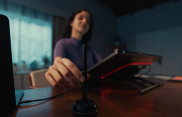 Huion Kamvas 22 Gen 3 éclairage d'ambiance