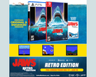 Affiche promotionnelle pour Jaws : Retro Edition (source d'image : Limited Run Games)