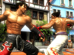 Jin Kazama et Kazuya Mishima dans Tekken Tag Tournament 2 (source d&#039;image : Fighters Generation)