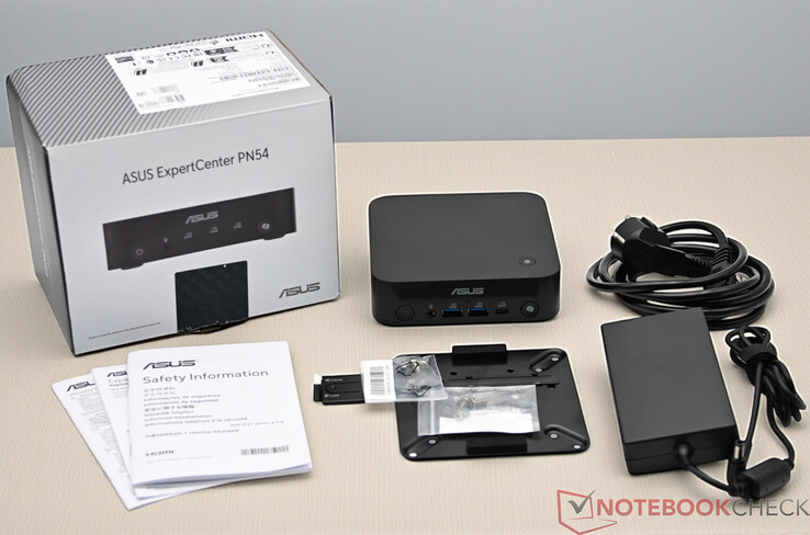 Contenu de la livraison de l'Asus ExpertCenter PN54