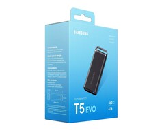 Le Samsung SSD T5 Evo sera bientôt commercialisé avec un boîtier robuste. (Image : Samsung, via WinFuture)