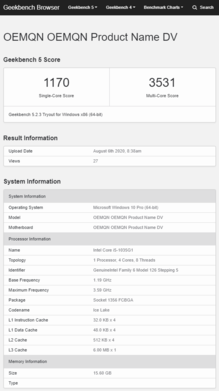 (Source de l'image : Geekbench)