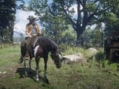 Image montrant Arthur Morgan sur son cheval dans Red Dead Redemption 2 (Source : Rockstar Games)