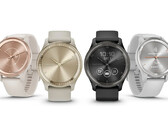 La Vivomove Trend est proposée en quatre coloris, mais dans une seule taille de 40 mm. (Image source : Garmin)