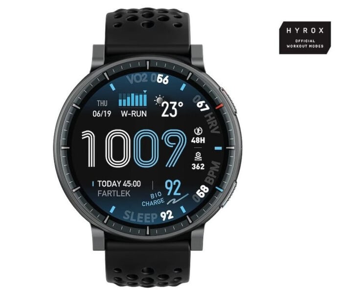 L'Amazfit Active Max prendra en charge les modes d'entraînement officiels de Hyrox. (Source de l'image : via Roland Quandt)