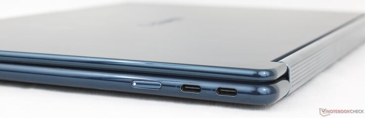 À droite : 2x USB-C Thunderbolt 4 avec DisplayPort 2.1 + Power Delivery