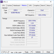 System info : CPU-Z mémoire.