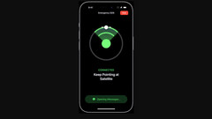 Le service satellite Emergency SOS de l&#039;iPhone 14 n&#039;utilise pas Starlink (image : Apple)