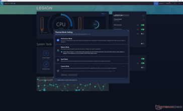 Modes de profil d'alimentation du Lenovo Vantage