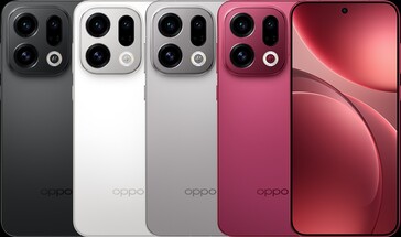 Les couleurs du Find X9 disponibles sur le marché chinois. (Source de l'image : Oppo)