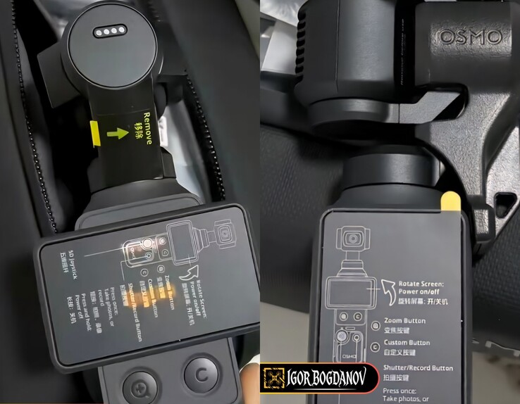 La nouvelle Osmo Pocket 4 de DJI est dotée de nouveaux boutons 