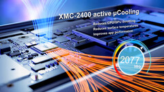 xMEMS XM-2400 est une puce µCooling à l'état solide (Source de l'image : xMEMS)