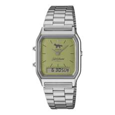 Casio AQ-230ECK-3A avec un cadran vert matcha.
