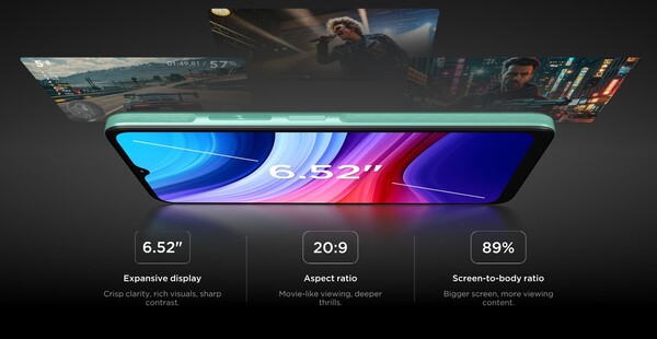 L'Alcatel 3 (2025) est doté d'un écran HD+ et d'une luminosité de 400 nits. (Source de l'image : Alcatel)