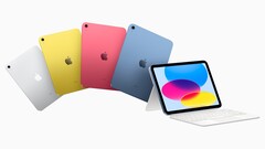 Le nouvel iPad se décline en quatre couleurs et deux configurations de stockage. (Image source : Apple)