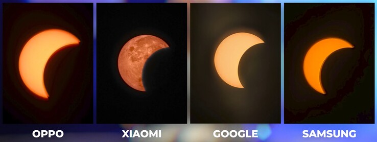 Un test comparatif d'appareils photo réalisé pendant l'éclipse solaire : le Xiaomi 17 Ultra est le seul à se démarquer de manière négative.
