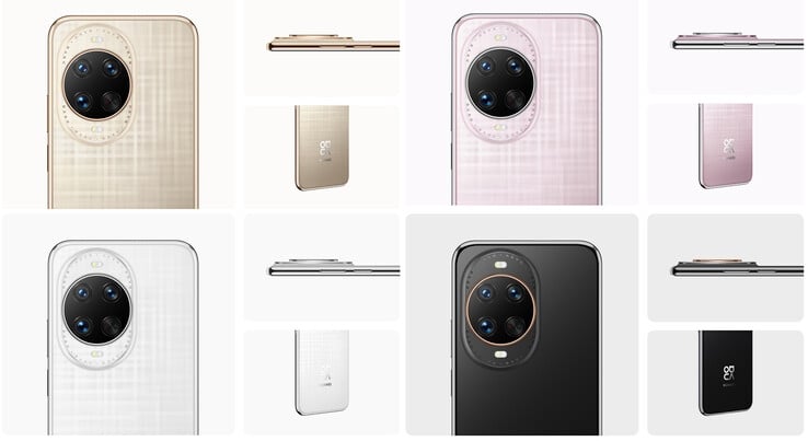Options de couleur du Huawei Nova 14 Ultra (Image source : Huawei)