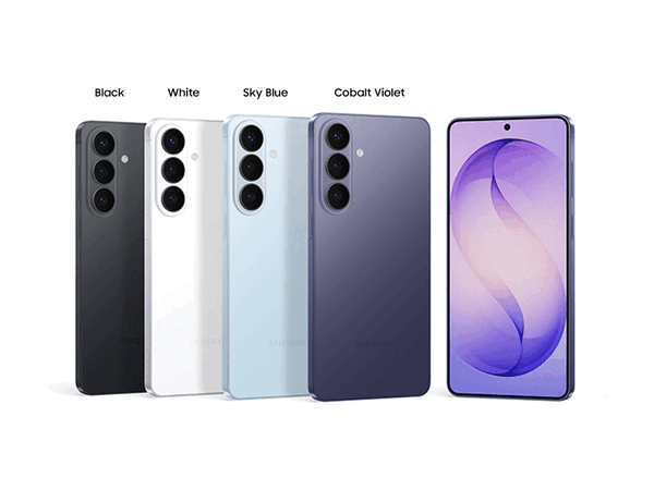 Le Galaxy S26 est disponible en six couleurs, dont quatre sont vendues par tous les détaillants.
