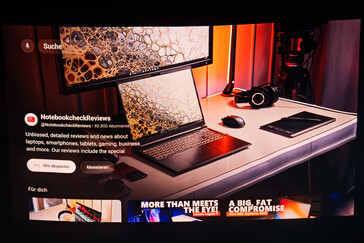 Écran de projection extérieur (crépuscule) (Source de l'image : Daniel Schmidt)