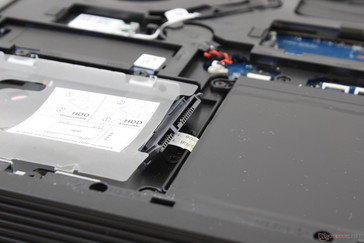Le connecteur SATA de 2,5 pouces, avec du jeu, est de retour.
