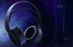 Le casque sans fil Pulse 3D Midnight Black pourrait être suivi d'une console PS5 noire. (Image source : Sony/Snoreyn - édité)