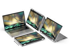 Le nouvel Acer Spin 3 est disponible en deux couleurs et avec des processeurs Intel Alder Lake. (Image source : Acer)