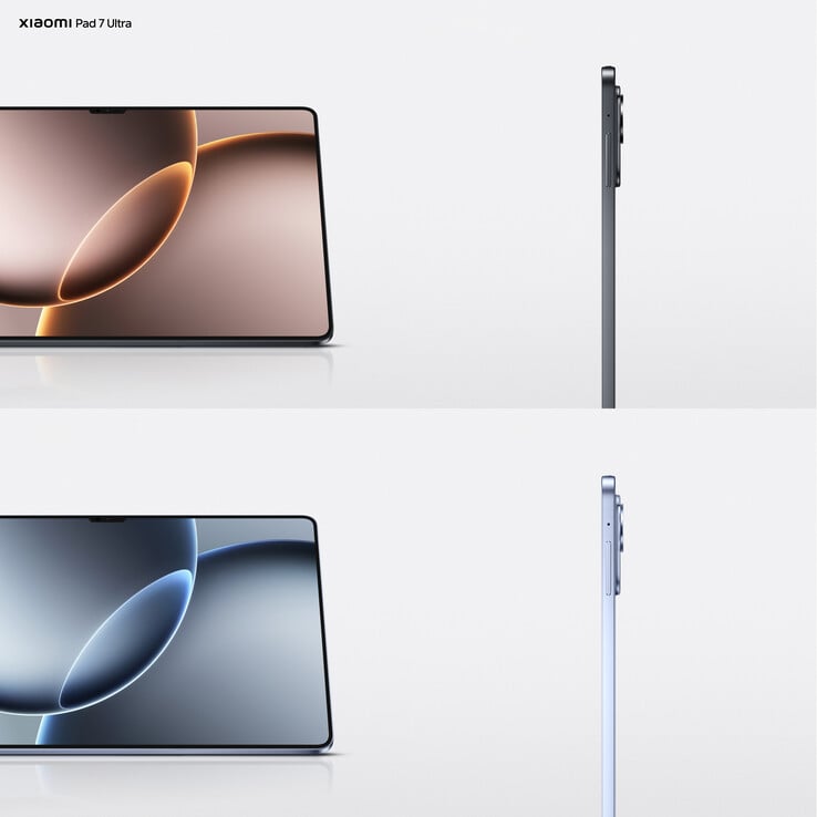 Les deux options de couleur du Xiaomi Pad 7 Ultra (Image source : Xiaomi - edited)