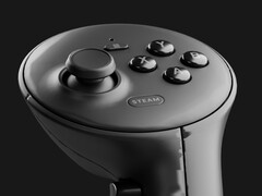 La manette de Valve Deckard (photo) sera probablement dotée d'un grand D-pad, de boutons ABXY, de gâchettes surdimensionnées et de gâchettes montées sur le côté. (Source de l'image : @Down_90 sur X/Twitter)
