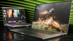 La carte mobile GeForce RTX 5090 est sans doute freinée par la limite relativement basse de 150 W TGP de la plupart des ordinateurs portables (Image source : Nvidia)