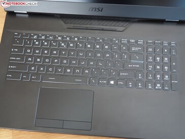 MSI GT76 9SG - Clavier.